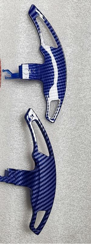 Gloss Blue Carbon Look