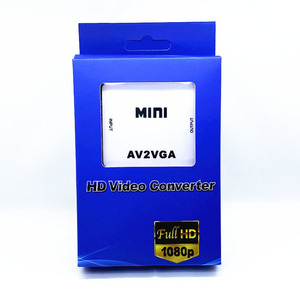 AV2VGA Compuesto CVBS 3RCA a VGA Adaptador convertidor de video Cable USB de audio de 3,5mm - Product Image 2