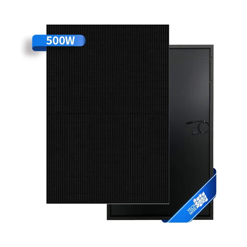 Techwise de alta eficiência de silício monocristalino Módulo Solar 500W-600W Mono-cristalino painel solar atacado