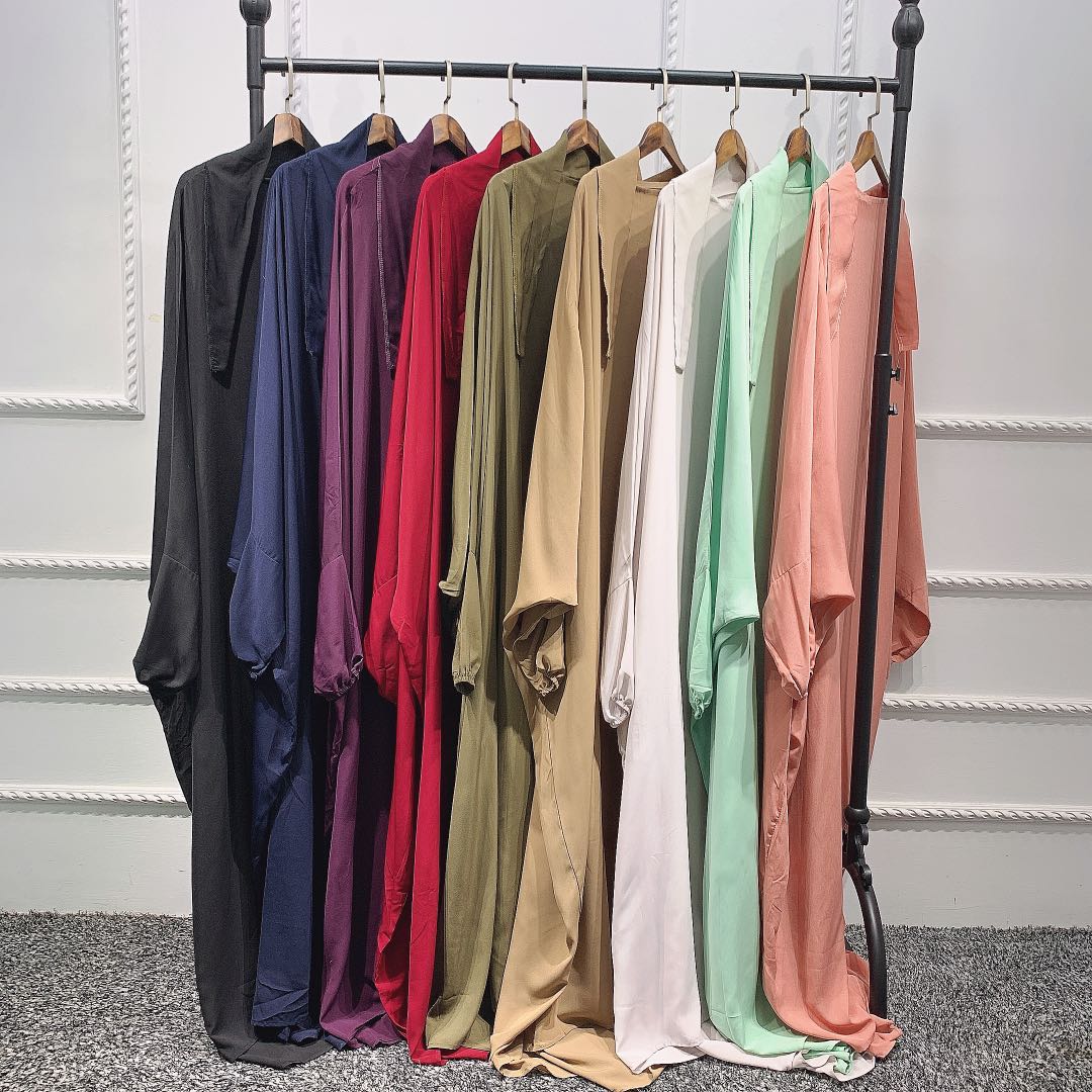 Hot selling women Plus size Modest Khimar Hijab Abaya Jilbab Muslim Clothing Prayer Abaya