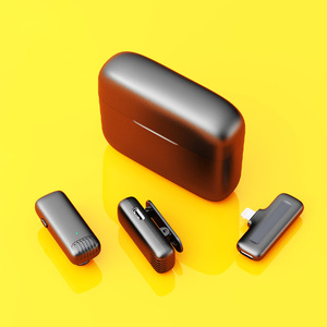 10 pezzi J13 senza fili Lavalier microfono con custodia di ricarica per Video riprese dal vivo interviste programma di registrazione all'aperto vlog - Product Image 6