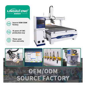 Máquina CNC para madera, cabezal oscilante para carpintería, enrutador de madera CNC multifunción de 4 ejes 3D con rotativo - Product Image 1