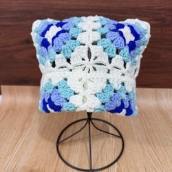 Chapeau patchwork oreilles de chat n°2