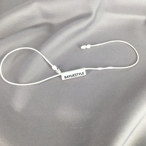 Etiquetas colgantes de bloqueo, sello de cuerda de reloj con cadena de nailon, etiqueta de sello de plástico de seguridad - Product Image 2