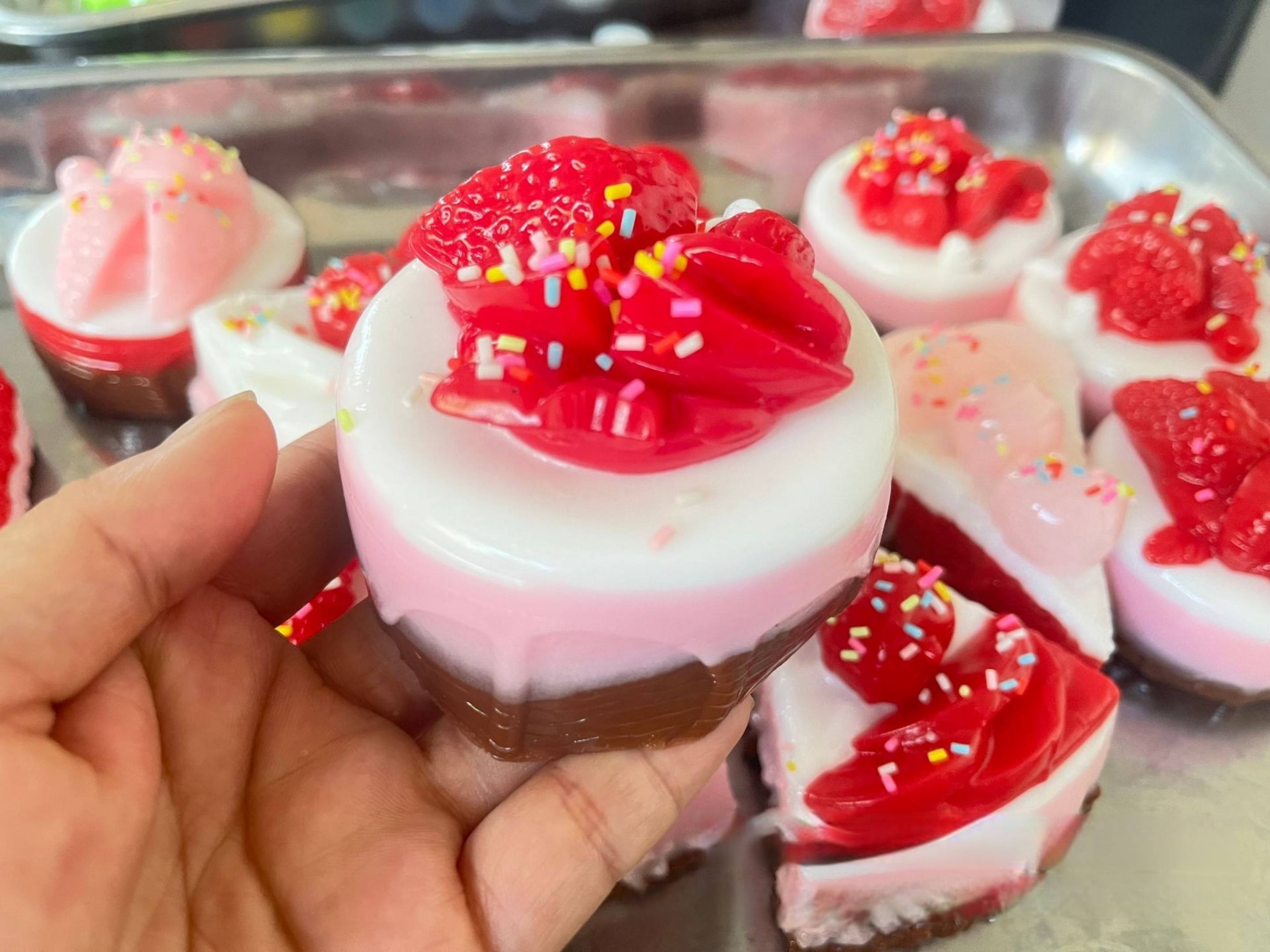 Pastel de Mil Hojas de Fresa