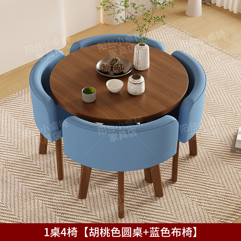 silla de tela 1 mesa 4 sillas