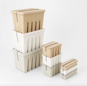 Biologisch abbaubare Zellstoff geformte kunden spezifische Verpackungs box Biologisch abbaubare und umwelt freundliche Verpackungs box - Product Image 1
