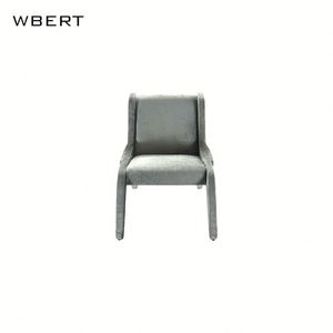 WBERT意大利豪华实木扶手椅-设计师别墅俱乐部椅，用于酒店房间、销售部或客厅
