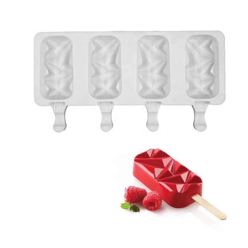 Large 4 cavity irregular shape white