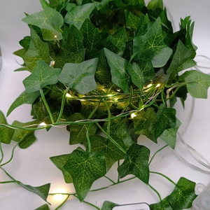 Indoor Outdoor Home Niederspannung LED Dekoration Hellgrün Ivy Vine Wasserdichte Batterie Box Lichterketten mit Fernbedienung - Product Image 5