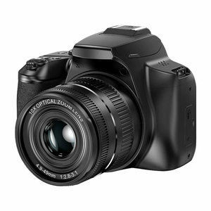 Salida WiFi y HDMI Cámaras digitales de 64MP Cámara de video óptica 10X Fotografía Cámara Vlogging para YouTube