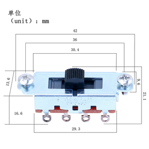 Factory Direct Sales High-quality Toggle <strong>Switch</strong> Terminal 2 Pole <strong>4</strong> Position Slide <strong>Switch</strong> - Product Image 6