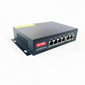 4ポートネットワークPoEスイッチ天井AP用の管理されていない高速POEインターネットスイッチ - Product Image 1