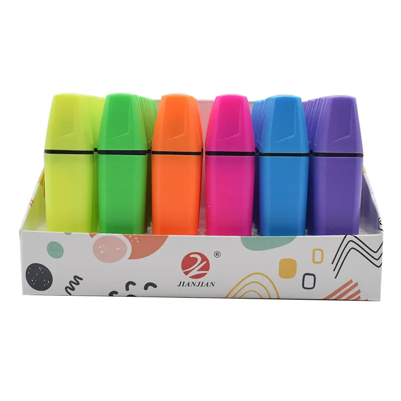 Rotuladores de colores para regalos y dibujos, rotuladores de colores, venta al por mayor, 6 colores