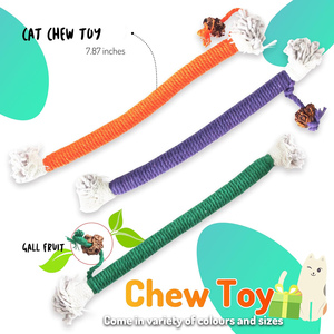 Juguete interactivo de hierba gatera resistente a mordeduras para gatitos, juguetes para masticar gatos, cuerdas de sisal para limpieza de dientes - Product Image 2