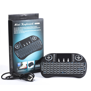Hotselling 3 colori retroilluminato aria Mouse 2.4G Wireless i8 MINI Touchpad tastiera telecomando per Android Smart TV Box - Product Image 6