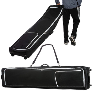 Custom Large Travel Ski Bag With Wheels Waterproof Padded Snowboard Bag for Air Travel Double Ski Bag - Product Image 6