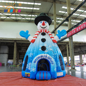 Winsun sử dụng thương mại giáng sinh theo chủ đề nhà bị trả lại bơm hơi bluey cấp thương mại lâu đài bouncy bơm hơi cho Giáng sinh - Product Image 1