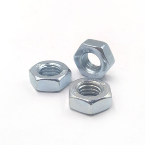 ANSI/ASME B18.2.2 sınıf 2 1/4 "5/16" 3/8 "1/2" 5/8 "somun galvanizleme beyaz veya sarı renk inç bbsw Hex somun - Product Image 4