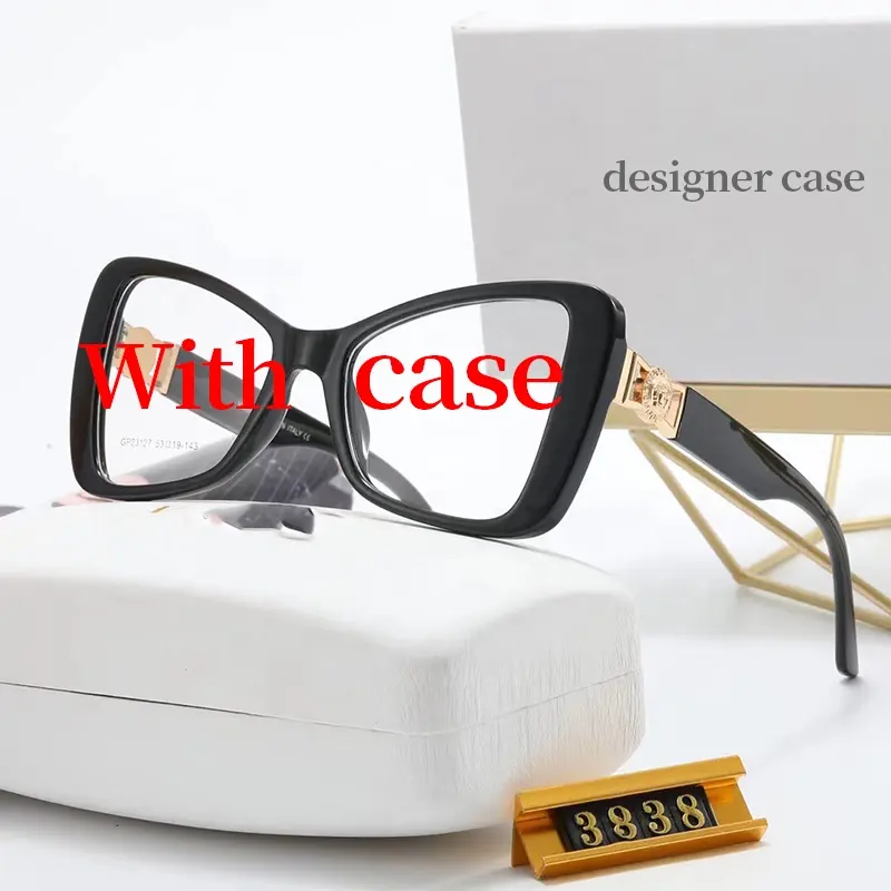All'ingrosso di design di alta qualità montature per occhiali con scatola di marca donna occhiali da vista montature