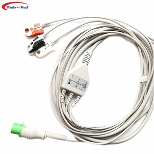 Fukuda Denshi Dynascope uyumlu 3 kurşun/5 kurşun ekg hasta CableClip/Snap tıbbi sarf malzemeleri için DS-7000DS-7100DS-7200DS-7300 - Product Image 2