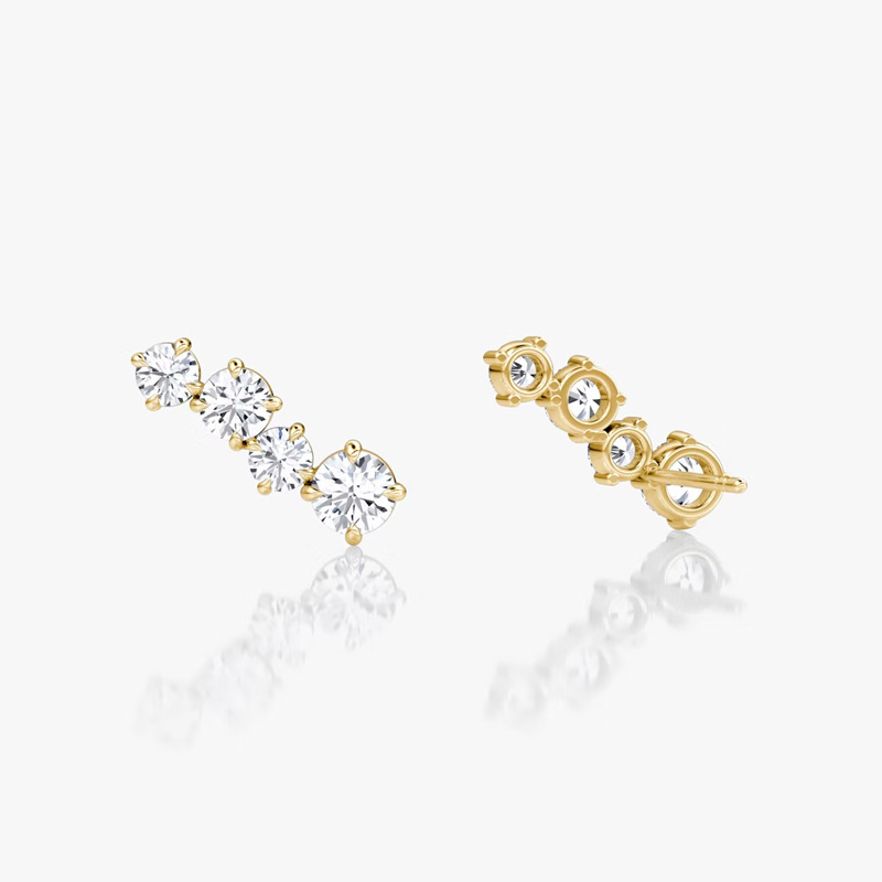 Moissanite GRA Certificate-Gold