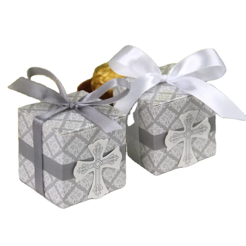 Neu Party Feier Süßigkeiten Verpackung Box kreative Kreuz Hochzeit Süßigkeiten Keks Geschenk box