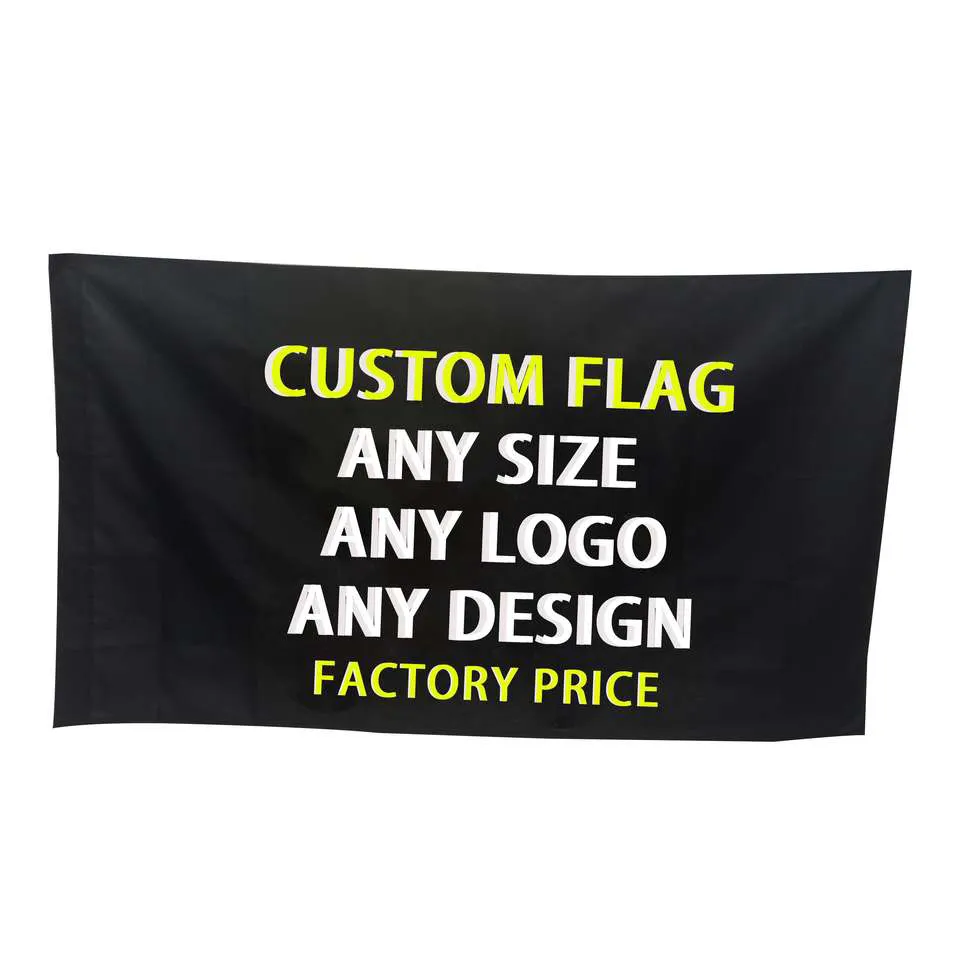 MELEX-Bandera Digital de cualquier tamaño para interiores y exteriores, cartel con logotipo impreso y diseño de pantalla de seda de purga 100%, 2x3, 3x5, banderas personalizadas