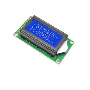 0802 LCD-Modul 8x2 Zeichen Blau/Gelb Bildschirm 0802LCD-Modul 3,3 V / 5V LED LCD-Hintergrund beleuchtung für Arduino Diy Kit