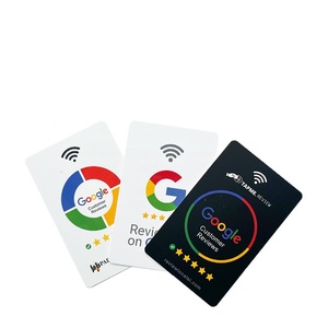 Tarjeta de revisión de negocios de Google, LOGOTIPO personalizado programable, plástico, PVC, NFC, tarjeta de revisión de Google con código QR - Product Image 3