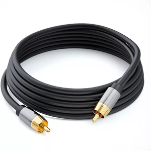 高品质<span class=keywords><strong>Rca</strong></span>音频电缆镀金立体声<span class=keywords><strong>RCA</strong></span>电缆1M 1.8M 3M 5M 10m聚氯乙烯公对公