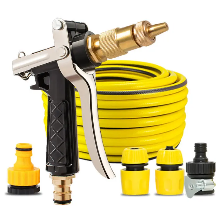 Lavadora de alta presión LR AUTO, pistola de agua de limpieza portátil, diferentes cabezales de aspersión para lavado de coches o jardín