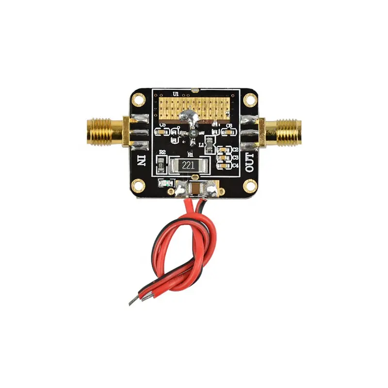 आरएफ एम्पलीफायर 10KHz करने के लिए 1GHz 10dBm आरएफ ब्रॉडबैंड एम्पलीफायरों कम शोर एम्पलीफायर LNA मॉड्यूल HF VHF UHF एफएम हैम इलेक्ट्रॉनिक उपकरणों