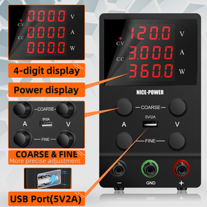 SPS1203 120V 3A DC Regulated Power Source LED Display Digital Adjustable Bench Power Supply 220V <strong>Input</strong> <strong>Voltage</strong> 50Hz <strong>Output</strong> - Product Image 3