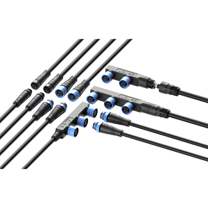 Enchufe de iluminación LED tipo F M15 al por mayor, 1 entrada, 2-5 salidas, conectores impermeables, aplicación de alumbrado público de cobre 10A - Product Image 4