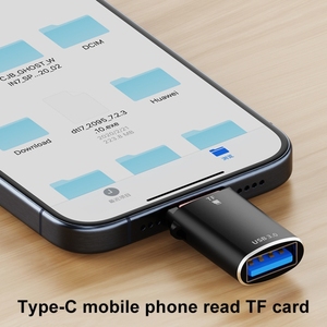 Usb-c/Type-C至tf卡多功能读卡器通用适配器 - Product Image 4