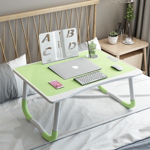 Mesa de estudio plegable para ordenador portátil, cajón de almacenamiento pequeño - Product Image 3