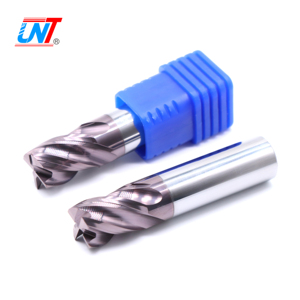 UNT Solid Carbide Fresa Coated CNC Milling <strong>Cutters</strong> 4 Flutes Unequal Helix Corner Radius End Mill <strong>Cutters</strong> for Titanium - Product Image 2
