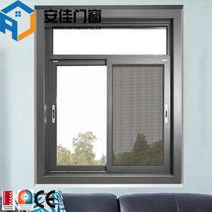 High-End Modern Design Smoothly <strong>Closed</strong> Aluminium Sliding <strong>Window</strong> Windproof Export Aluminum <strong>Windows</strong> - Product Image 1