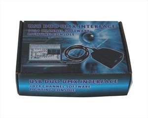 Interfaz USB duo DMX para luz de escenario, controlador de iluminación para pc, compatible con windows 7 bit 32, 1024CH, software dmx 512 - Product Image 5