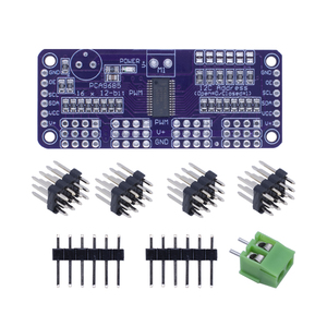 MCU PCA9685, 16 canales, 12 bits, Fm + I2C bus, controlador PWM, módulo de servocontrol, módulo de servocontrol - Product Image 3