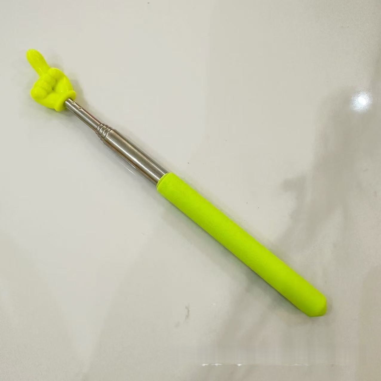 Amarillo, un solo dedo.