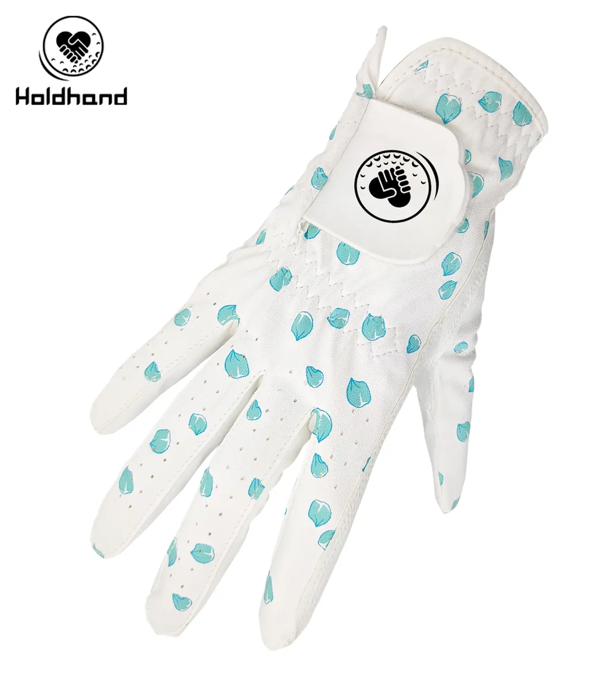 Лидер продаж, перчатки для гольфа из искусственной кожи, дизайн с принтом, логотип OEM