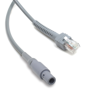 ייצור קפיץ לימוס סליל rj50 rj45 5M 10P10C כבל פוס סורק כבל ברקוד הארכה לסמל LS2208