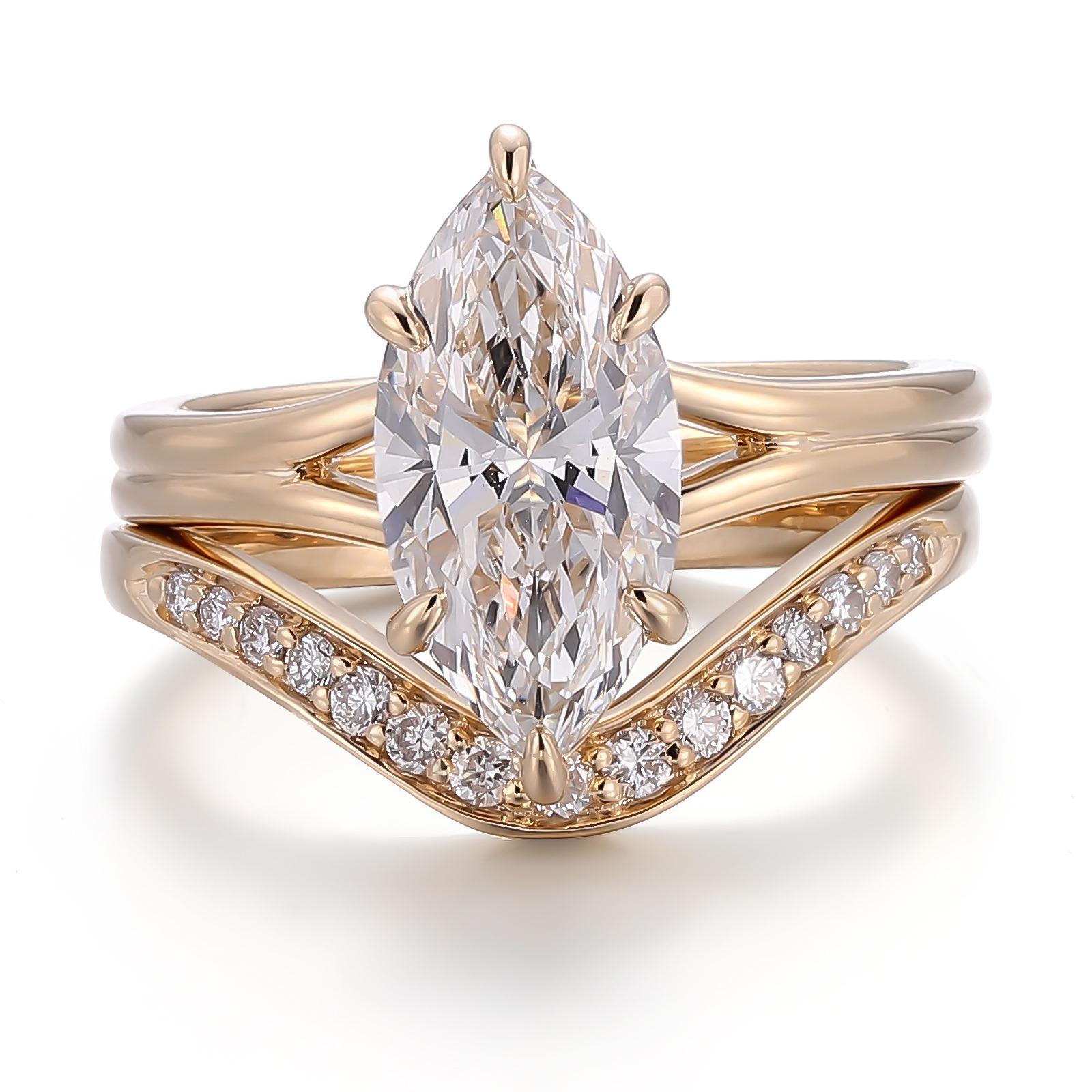 แหวนเพชรแล็บโกลด์ 18K