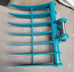 高品质0.8吨1吨1.2吨等挖土机景观耙销售根耙抓斗 - Product Image 5