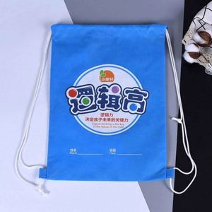 Wholesale Cheap Price and Reusable Custom <strong>Pattern</strong> Printing PP Non Woven Summer Camp <strong>Draw</strong> <strong>String</strong> <strong>Bag</strong> - Product Image 2
