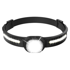 BORUiT Nuevo Faro de silicona potente Rango de iluminación de 270 grados con función de sensor 68G Fuente de luz dual Blanco y rojo - Product Image 1