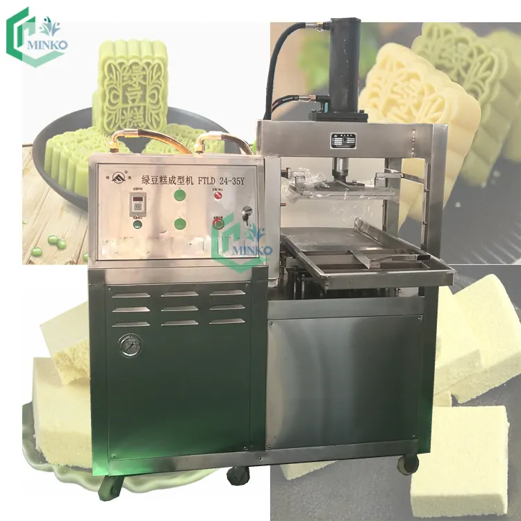 automatic pastry red bean green mung bean cake molding machine sugar cube cutting pressing machine