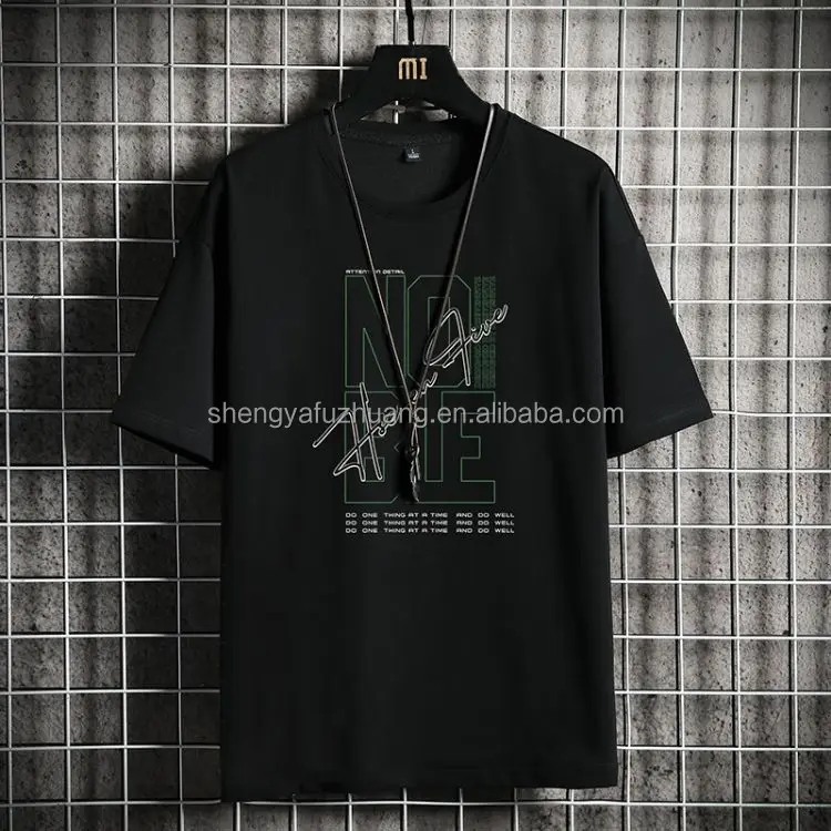 Made in China custom design printed men's T-shirt cheap fashion men's custom printed T-shirt